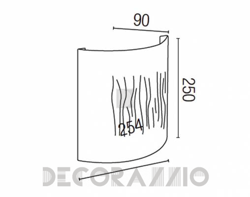 Светильник настенный накладной (Бра) Faro 63166 - 63166