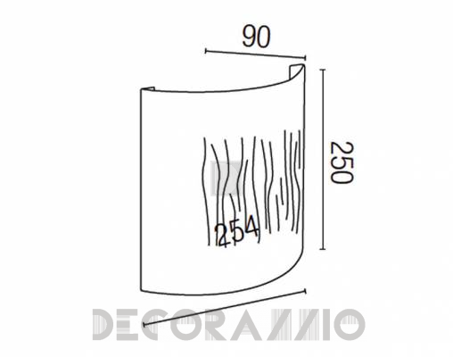 Светильник настенный накладной (Бра) Faro 63166 - 63166