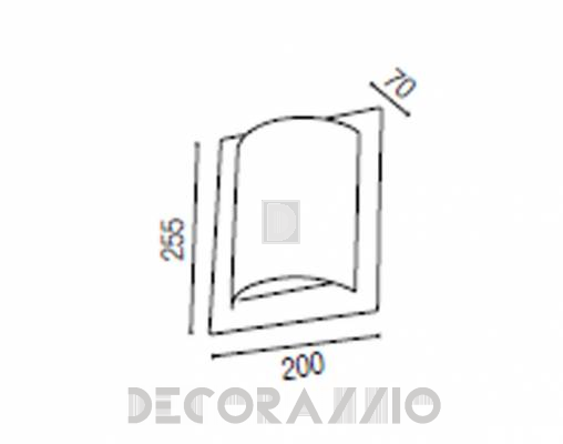 Светильник настенный накладной (Бра) Faro 62987 - 62987