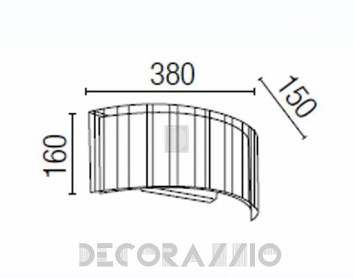 Светильник настенный накладной (Бра) Faro 29310 - 29310
