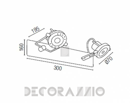 Светильник потолочный накладной Faro 40797 - 40797