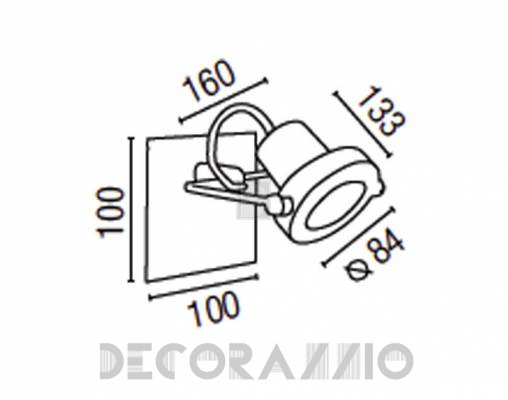 Светильник потолочный накладной Faro 40791 - 40791