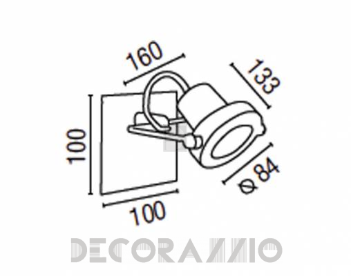Светильник потолочный накладной Faro 40791 - 40791