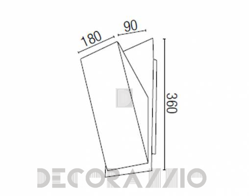 Светильник настенный накладной (Бра) Faro 63167 - 63167