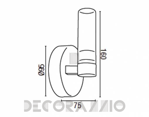 Светильник настенный накладной (Бра) Faro 63049 - 63049
