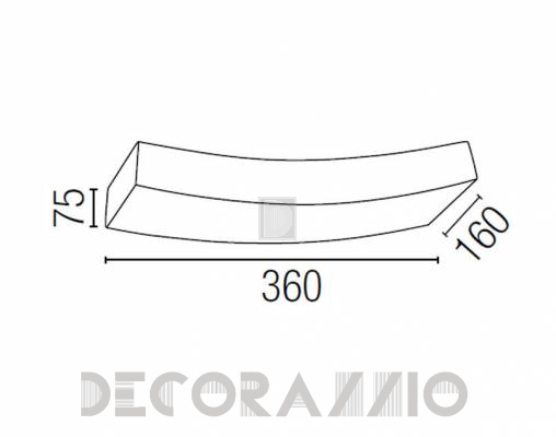 Светильник настенный накладной (Бра) Faro 63178 - 63178