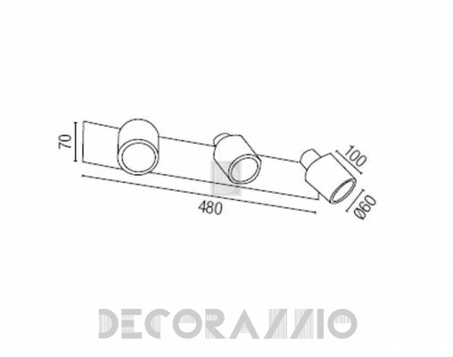 Светильник потолочный накладной Faro 41006 - 41006