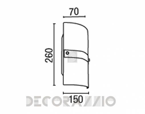 Светильник настенный накладной (Бра) Faro 63069 - 63069