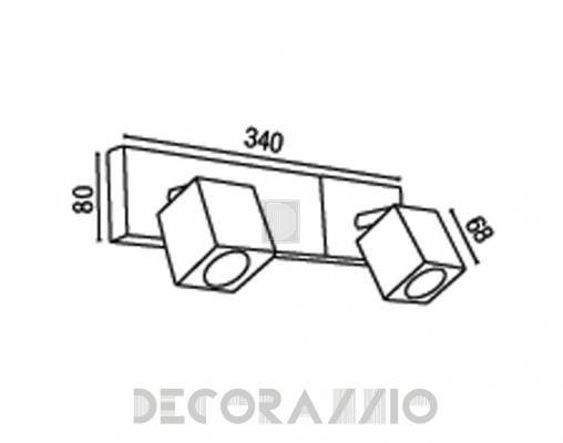 Светильник потолочный накладной Faro 40939 - 40939