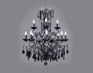 Светильник  потолочный подвесной (Люстра) Badari B4-56 12F.BLACK, B4-56 12F.BLACK