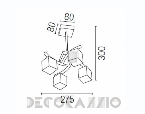 Светильник потолочный подвесной (Люстра) Faro 68433 - 68433