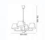 Светильник потолочный подвесной (Люстра) Faro 67016 - 67016