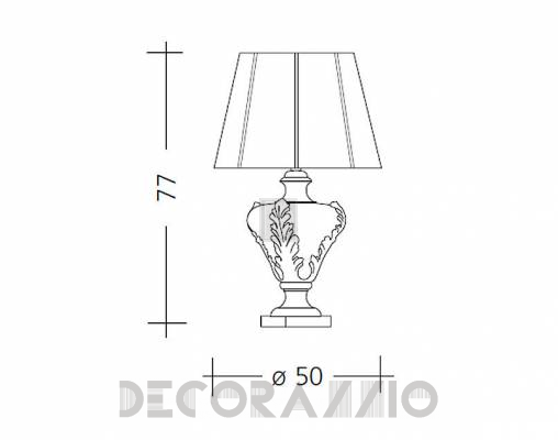 Светильник настольный (Настольная лампа) Baga Patrizia Garganti CM. 538 - CM. 538