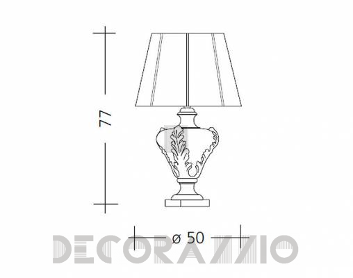Светильник настольный (Настольная лампа) Baga Patrizia Garganti CM. 537 - CM. 537