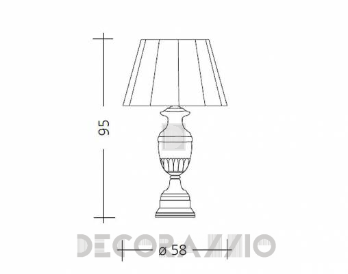 Светильник настольный (Настольная лампа) Baga Patrizia Garganti CM. 530 - CM. 530