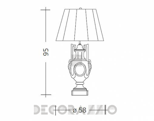 Светильник настольный (Настольная лампа) Baga Patrizia Garganti CM. 507 - CM. 507