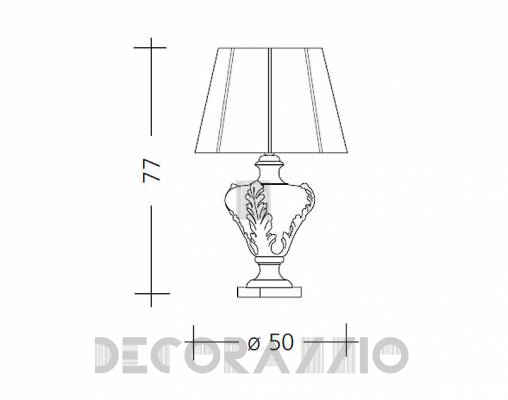 Светильник настольный (Настольная лампа) Baga Patrizia Garganti CM. 536 - CM. 536