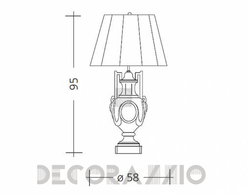 Светильник настольный (Настольная лампа) Baga Patrizia Garganti CM. 508 - CM. 508