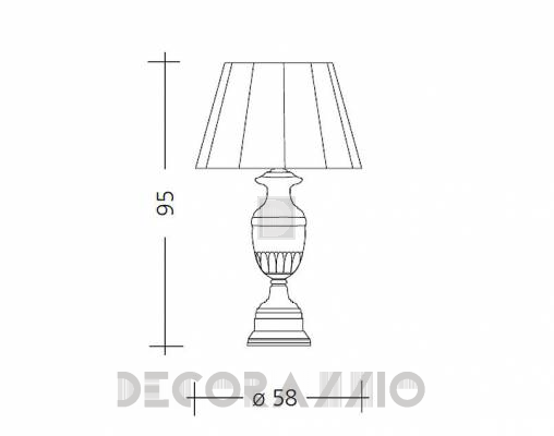Светильник настольный (Настольная лампа) Baga Patrizia Garganti CM. 532 - CM. 532