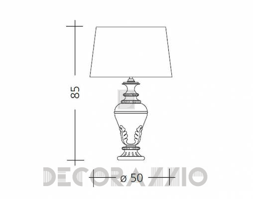 Светильник настольный (Настольная лампа) Baga Patrizia Garganti CM. 514 - CM. 514