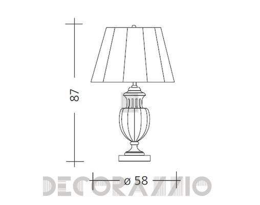 Светильник настольный (Настольная лампа) Baga Patrizia Garganti CM. 521 - CM. 521
