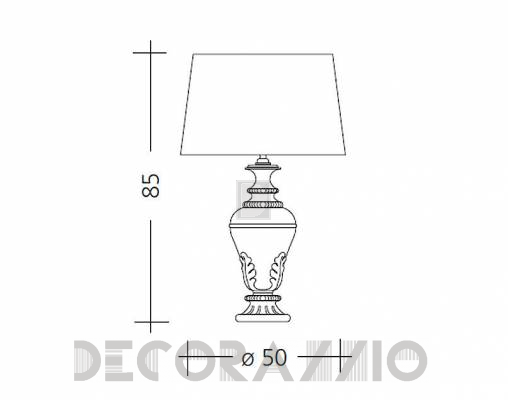 Светильник настольный (Настольная лампа) Baga Patrizia Garganti CM. 540 - CM. 540