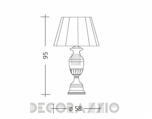 Светильник настольный (Настольная лампа) Baga Patrizia Garganti CM. 531 - CM. 531