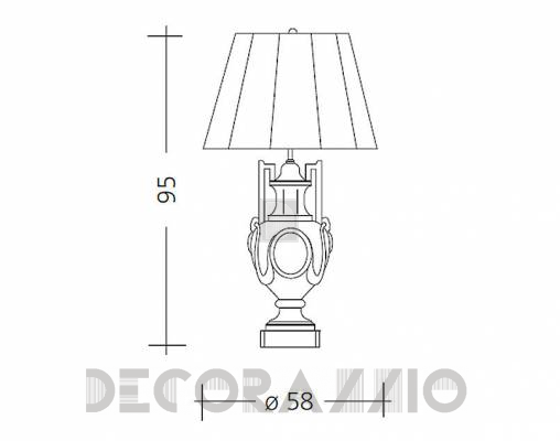 Светильник настольный (Настольная лампа) Baga Patrizia Garganti CM. 509 - CM. 509