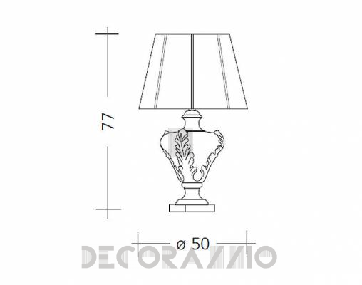 Светильник настольный (Настольная лампа) Baga Patrizia Garganti CM. 512 - CM. 512
