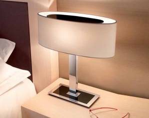 Светильник  настольный (Настольная лампа) Bover MEI OVAL-T USB P-552D, MEI OVAL-T USB P-552D