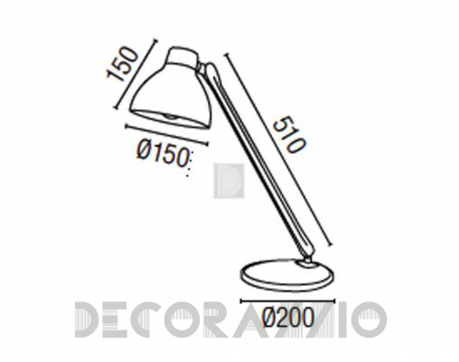 Светильник настольный (Настольная лампа) Faro 51163 - 51163