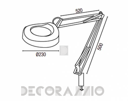 Светильник настольный (Настольная лампа) Faro 50041 - 50041