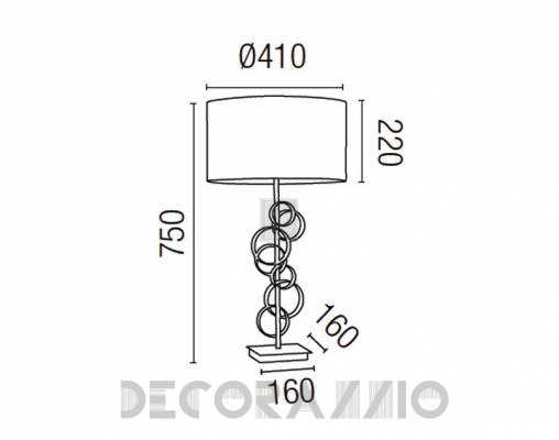 Светильник настольный (Настольная лампа) Faro 29832 - 29832