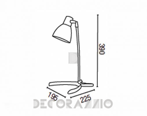 Светильник настольный (Настольная лампа) Faro 52053 - 52053