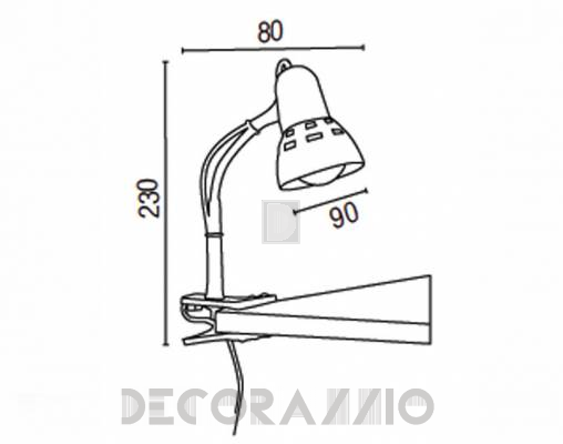 Светильник настольный (Настольная лампа) Faro 51906 - 51906