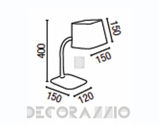 Светильник настольный (Настольная лампа) Faro 29923 - 29923