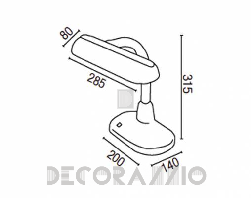 Светильник настольный (Настольная лампа) Faro 51012 - 51012
