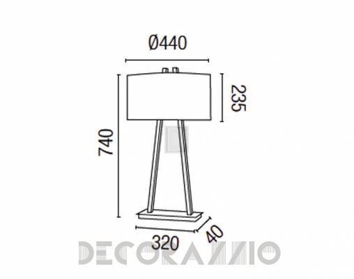 Светильник настольный (Настольная лампа) Faro 29830 - 29830