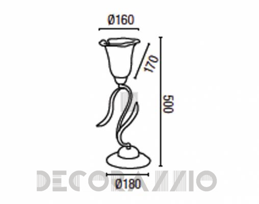 Светильник настольный (Настольная лампа) Faro 65994 - 65994