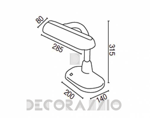 Светильник настольный (Настольная лампа) Faro 51015 - 51015