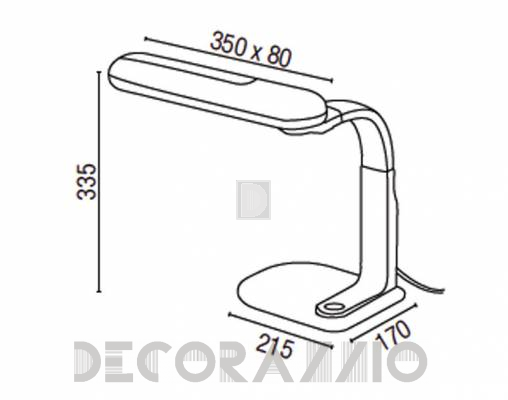 Светильник настольный (Настольная лампа) Faro 52080 - 52080