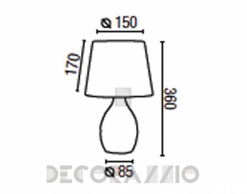 Светильник настольный (Настольная лампа) Faro 68422 - 68422