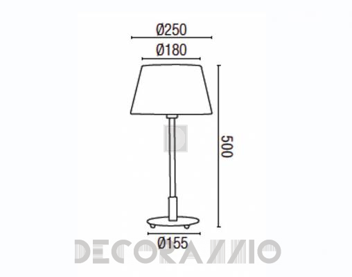 Светильник настольный (Настольная лампа) Faro 68417 - 68417