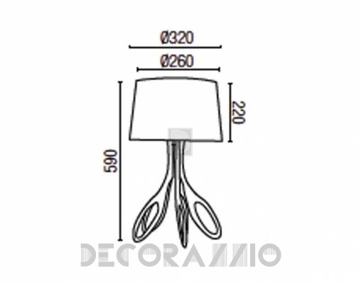 Светильник настольный (Настольная лампа) Faro 68485 - 68485