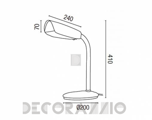 Светильник настольный (Настольная лампа) Faro 50994 - 50994
