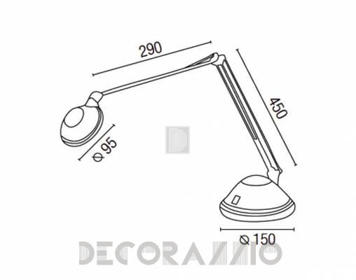 Светильник настольный (Настольная лампа) Faro 55102 - 55102