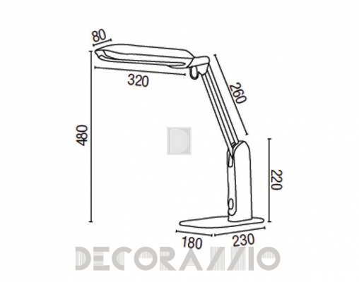 Светильник настольный (Настольная лампа) Faro 51089 - 51089