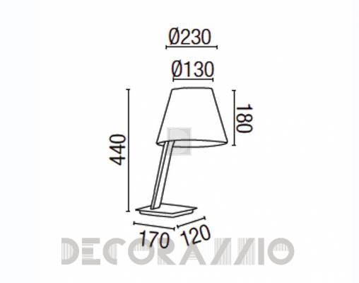 Светильник настольный (Настольная лампа) Faro 68501 - 68501