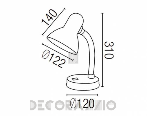Светильник  настольный (Настольная лампа) Faro 52006 - 52006