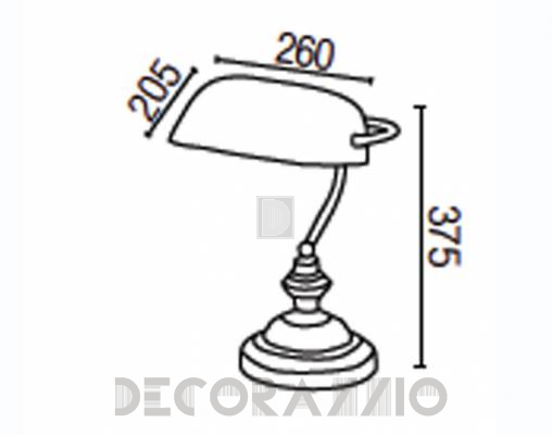 Светильник настольный (Настольная лампа) Faro 68334 - 68334